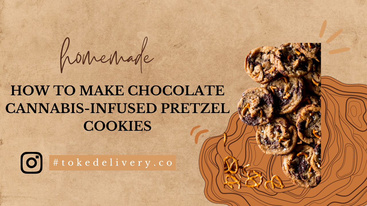 How to make Chocolate Cannabis Pretzel Cookies: Step-by-Step Recipe